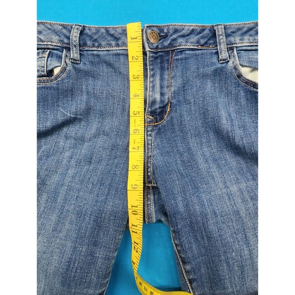 Old Navy Rockstar Women’s Jeans Size 14 Reg Blue Medium Wash - Picture 8 of 10